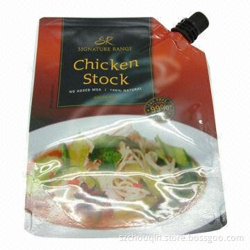 Chicken Soap and Ketchup Pouch with Spout, Stand Up and Good Sealing, Long Shelf Time, New Style